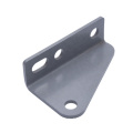 OEM stamping process custom powder coated slotted angle bracket